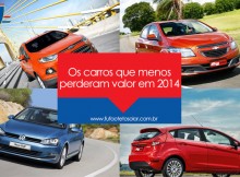 Os carros que menos perderam valor em 2014